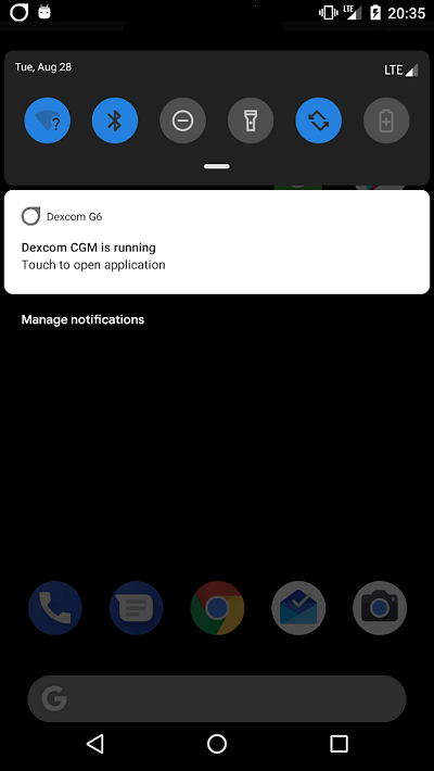 Dexcom G6 App