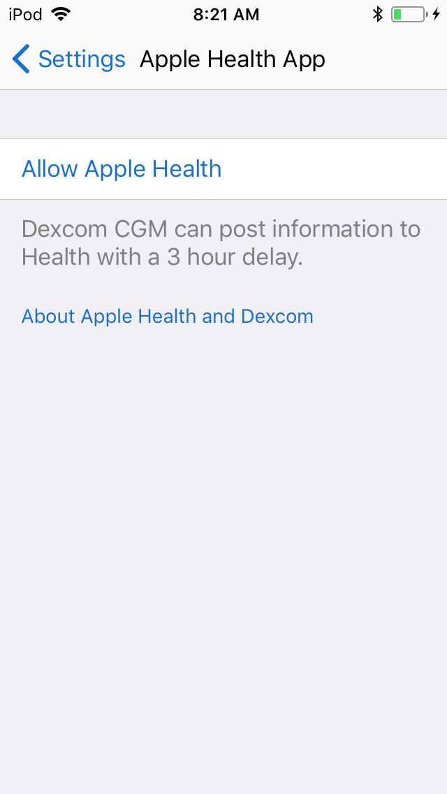 G6 Apple Health