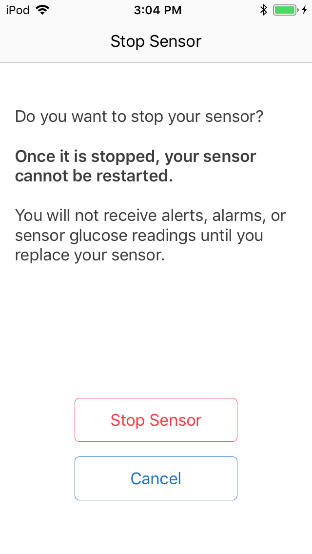 Stop Sensor